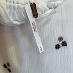 Free People  Oxford Floral Embroidered Mini Dress Cream Small Photo 7