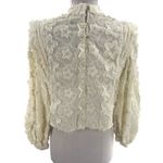 Farm Rio  Star 3D Embroidered Blouse in Off White - size S Photo 9