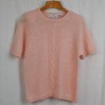 Vintage ladies' Mohair Blend Pink Sweater T Shirt Style Top Size 18 Photo 0