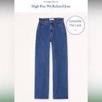 Abercrombie & Fitch - High Rise 90s Relaxed Jean - Dark - 30 (10) Photo 2