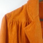 RQT Vintage L Burnt Orange Pseudo Suede Blazer Size L Photo 7