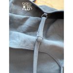 OQQ Gray Ribbed Bodysuit‎ XL Nylon Spandex Adjustable Straps Photo 3