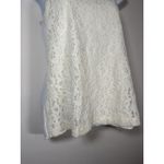 Everly Anthropologie  Lace Overlay Cream Halter Sleeveless Top Cottage Size Small Photo 1