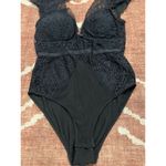 Sophie B Black Lace Bodysuit whimsygoth coquette Medium Photo 5