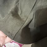 Susan Graver NWT  Skirt Olive green flare knee length microsuede Plus sz 3X Photo 4