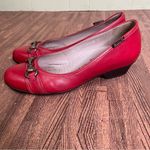 Mephisto Vintage Red‎ Horsebit Low Pumps Heeled Shoes 9 Red Photo 8