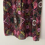 Trina Turk  Silk Blend Multicolored Floral
Sleeveless Top with Scarf Tie Size S Photo 4