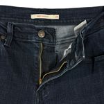 Levi's Levi’s 505 SZ 28 Straight Jeans Stretch Zip-Fly Pockets Mid-Rise Dark Wash Women Photo 2