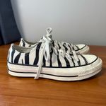 Converse  Oxford‎ Chuck 70 Low Archival Zebra Print Black White Sneaker Canvas W7 Photo 2