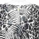 Loveappella Loveapella Dolman Wide Sleeve Women's Animal Print Top Size M Photo 2