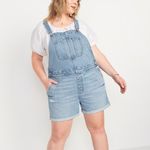 Old Navy  Light Wash Overalls size XL Photo 1