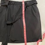 Athleta  Black Belted Skort Size Medium Activewear Skirt with Shorts Photo 4