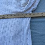 Classic Elements  size 22 cable knit open cardigan. Light cream in color. Photo 6