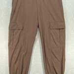 Athleta  Chelsea Utility Jogger Pants Lightweight Brown Size‎ 12 - flaw Photo 0