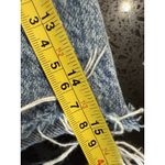 ZARA Woman Light BLUE HI-RISE DENIM SHORTS Frayed hem Size 12 Photo 5