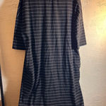 ZARA  Striped Knit Jersey Dress striped black white XXL Photo 0