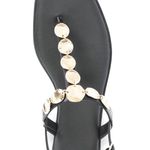 Time & Tru Black Coin Sandals Photo 6