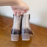 Circle G  • White & Black Zipper Fashion Booties western painted distressed Photo 7