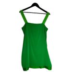 Alice + Olivia Green Tank Silk Mini Dress / Top Size Medium | Vintage Y2K Photo 2