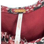 Free People | S | “Heart of Gold” Dress Boho Leopard Print Mini Flowey Oxblood Photo 4