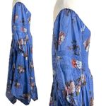 Free People Bohemian Witchy Fairy Morning Glory Maxi Dress Bluebell Large NWT Photo 12