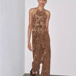 ZARA  Suede Crochet Pants Set Photo 9