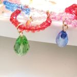 ZARA New!  Pearls & Gems Hoop Earrings Photo 11