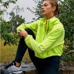 Free People FP Movement So Fly Half Zip Crop Jacket in Margarita Color. Photo 0