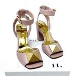 Valentino Garavani VALENTINO One Stud 90 Leather Sandal Heels Pumps in Pink Size EU 36.5 US 6.5 Photo 1