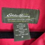 Eddie Bauer  Coral Pink Collared Button Up Lined Rain Jacket Pockets Size M Photo 4