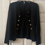 Halara  Black Blazer with Gold Buttons size L brand new length 23” bust 34” Photo 0