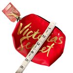 Victoria's Secret NEW Victoria’s Secret VS Red & Gold Coin Purse Wallet Zipper Travel Pouch Bag! Photo 2