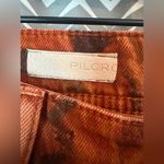 Pilcro Anthropologie | Slim Boyfriend Distressed Rust Orange Jeans Size 25 Photo 7
