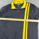 Ralph Lauren Lauren Active Womens XL Jacket Black Yellow Full Zip Track Photo 4