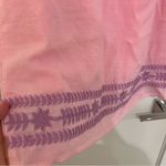 J Marie J. Marie The Katie Pink w/ Purple Embroidery Short Dress S Photo 7