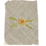 Vintage Hand Embroidered Handkerchief Be Healthy Bumble Bee Flowers Photo 2