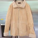 Guess ππ Vintage Genuine Leather Suede Coat M Photo 5