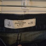 Abercrombie & Fitch  Women's Cuffed Denim Jean Shorts Size 0 - W25 (28x3) Y2K Photo 4