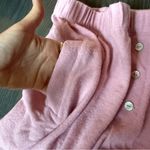 DONNI. NWOT Pink Sweater Henley Sweatpants Rose Size XS Photo 8