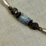 Artisan Enamel Mountain & Rainbow Scene Pendant Necklace Photo 3