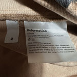 Reformation  Womens Animal Print Leopard Marlon Stretch High Crop Pants Size 2 Photo 6