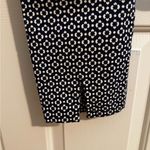 Talbots  New Chatham Stretch Ankle Pants Geo Flower Navy Blue Size 16 Photo 9