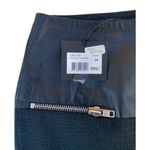 The Kooples  Crocodile Jacquard Black Faux Leather Zipper Mini Skirt XS NWT Photo 3