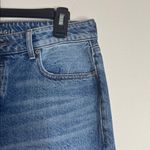 American Eagle Outfitters Tomgirl Light Blue Distressed Rigid Denim Jeans sz 10 Photo 4