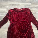 Jessakae NWT red velvet long sleeve bodycon mini dress size 2XL P13 Photo 2