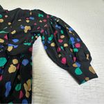 Lafayette 148  New York 100% Silk Black Doha Scattered Dot Print Wrap Dress Photo 10