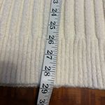 Altar'd State  Off White Oversized Fuzzy Turtleneck Ribbed Sweater Size Medium Photo 13