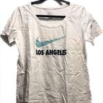 Nike Women  Los Angeles white t shirt size large Photo 0