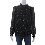 Wilfred Aritzia Wil­fred Alexis Blouse Button-up Ruffle floral Blouse Size‎ xx Small Photo 2