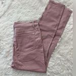 Loft  Women Pink Corduroy Jeans Size 8 Petite Photo 0